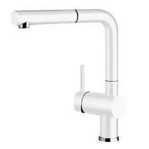 ברז מיקסר נשלף בלנקו BLANCO לינוס LINOS לבן קריסטל 516710 BLANCO בלנקו