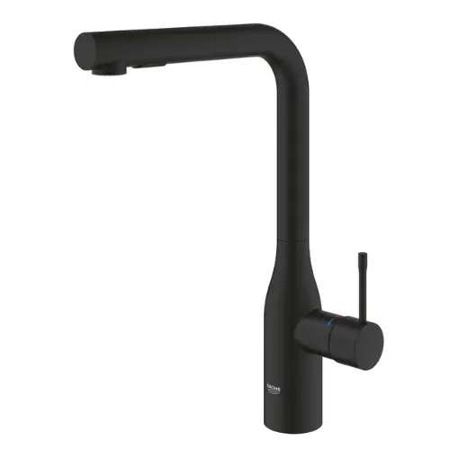 ברז מטבח 90 מעלות נשלף דגם אסנס גרואה - GROHE שחור מט GR-30504KF0 GROHE גרואה