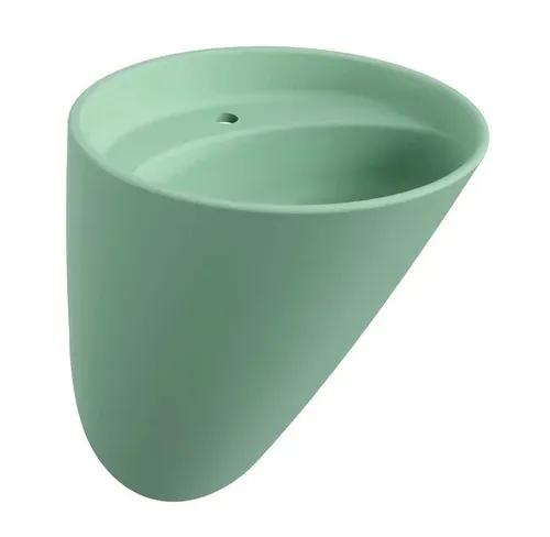 כיור רחצה חרס מונובלוק 53.5X46.5 ס