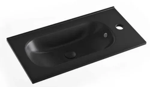 כיור חרס אינטגרלי סקיני 60X30X18 ס