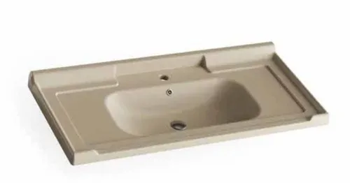 כיור חרס אינטגרלי 120X47X22 ס