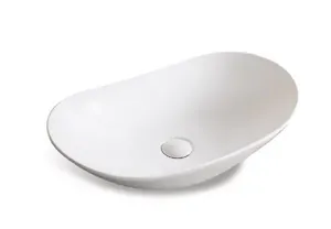 כיור מונח לבן מט / מבריק 640X370X160
