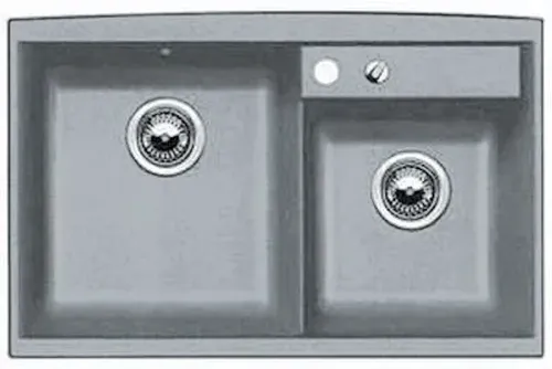 כיור מטבח בלנקו AXIA 8 אקסיה 49.5X78X19 ס