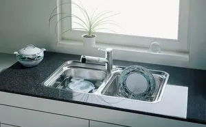 כיור מטבח נירוסטה בלנקו CLASSIC 8 IF קלאסיק 51X78X20 ס"מ BLANCO BLANCO בלנקו