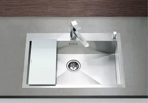 כיור מטבח בלנקו זירוקס 700IF/A נירוסטה 51X76X18.5 ס"מ BLANCO – באחריות ניגא