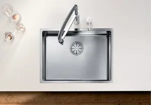 כיור מטבח בלנקו CLARON קלארון 550IF נירוסטה 44X59X19 ס"מ BLANCO – באחריות ניגא