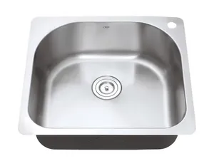 כיור מטבח יחיד מעוגל עם פנל 52.9X59X20.3 ס"מ דגם סיטרין CITRIN שוני SHONY