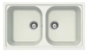 כיור מטבח אקווטופ דגם ליטוס N-200 תוצרת גרמניה 49.5X85.5X20.5 ס"מ AQUATOP