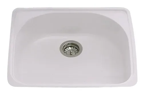 כיור מטבח דגם כרמל קריסטדור חלק! תוצרת גרמניה 51.6X59.4X21 ס