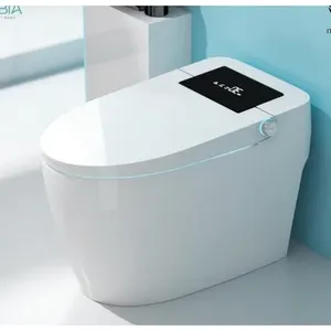 SUPRA – אסלה חכמה רצפתית | Smart Toilet לבן מבריק