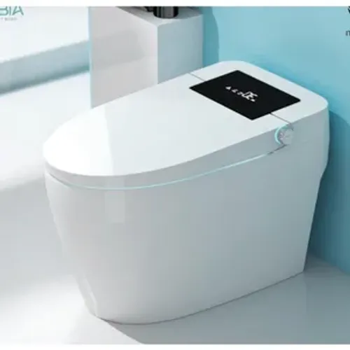 SUPRA – אסלה חכמה רצפתית | Smart Toilet לבן מבריק