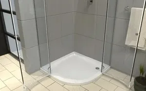 אגנית אקרילית קלאסית 90*90 ס"מ MTI200