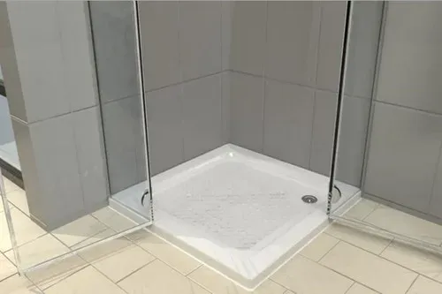 אגנית אקרילית קלאסית 80*80 ס
