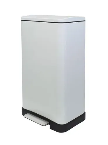 פח אשפה למטבח 30 ליטר JAVA טריקה שקטה לבן 8858WH מלדן
