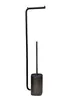 מעמד רצפתי לנייר + מברשת אסלה גרפיט CDC-400115 מלדן