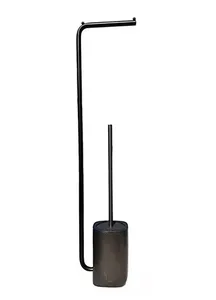 מעמד רצפתי לנייר + מברשת אסלה גרפיט CDC-400115 מלדן