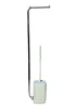 מעמד רצפתי לנייר + מברשת אסלה ירוק מנטה CGR-200115 מלדן