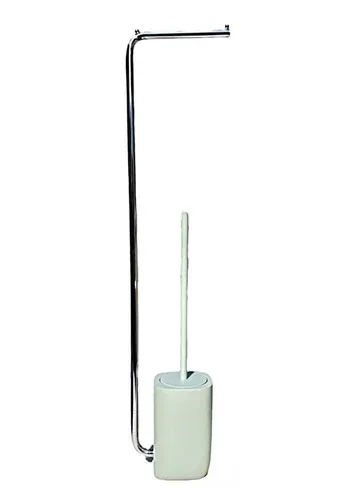 מעמד רצפתי לנייר + מברשת אסלה ירוק מנטה CGR-200115 מלדן