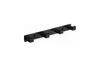 קולב רביעייה סדרת מיני שחור מט MS104BL DorRaphael