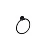 טבעת למגבת סדרת מיני שחור מט 4388BL DorRaphael