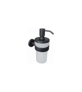 דיספנסר לסבון נוזלי סדרת מיני שחור מט 4393BL DorRaphael