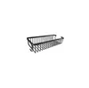 סבוניית רשת מלבנית 30 ס"מ סדרת מיני שחור מט SBS3013BL DorRaphael