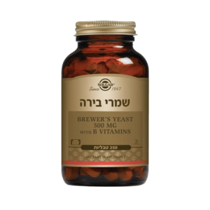 שמרי בירה 500 מ"ג | מכיל 250 טבליות | סולגאר - SOLGAR
