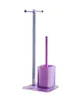 מברשת אסלה מונחת עם מעמד לנייר טואלט סקוור - SQUARE סגול SPR-100555 מלדן