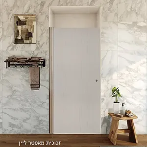 מקלחון חזית דלת על ציר מארטין זכוכית גלינה 66-69 סמ  76-79 סמ  80-83 סמ  86-89 סמ  90-93 סמ ניקל כרום - דור רפאל