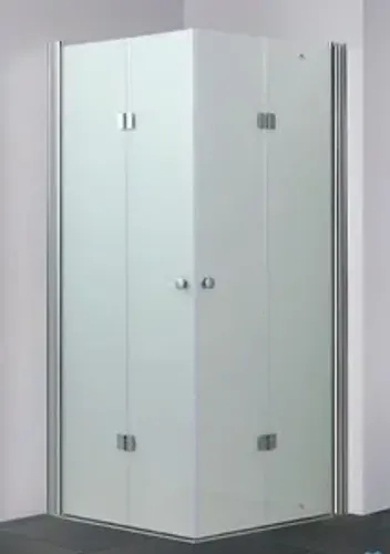 מקלחון פינתי הרמוניקה PLATINUM - פרופיל ניקל מבריק מידות מיוחדות