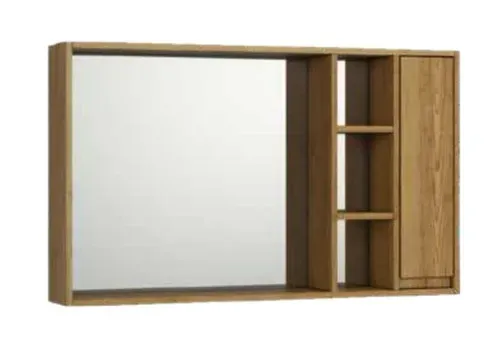 ארונית עם מראה מדפים ודלת 100/60 ס