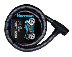 מנעול כבל חוליות לאופניים/אופנוע HERMAN 22X1500