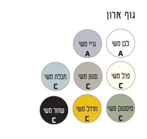 ארון תלוי דגם באלי - BALI עומק 40 ס