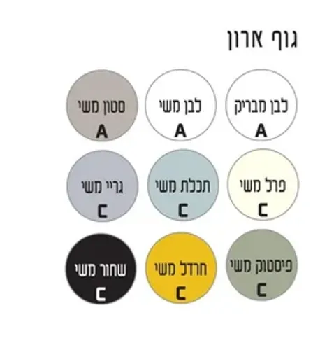 ארון תלוי דגם פרי - PERRY עומק 47 ס
