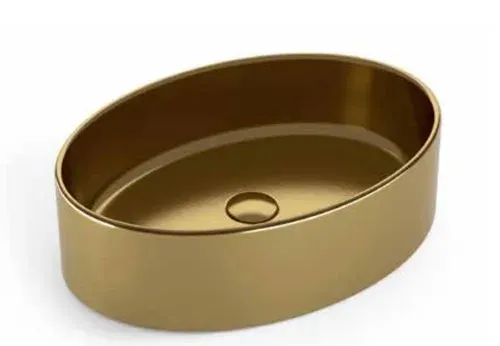 כיור חרס מונח אובלי 50X35.5X14 ס