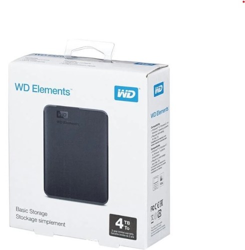 כונן קשיח חיצוני Western Digital Elements Portable 4TB 