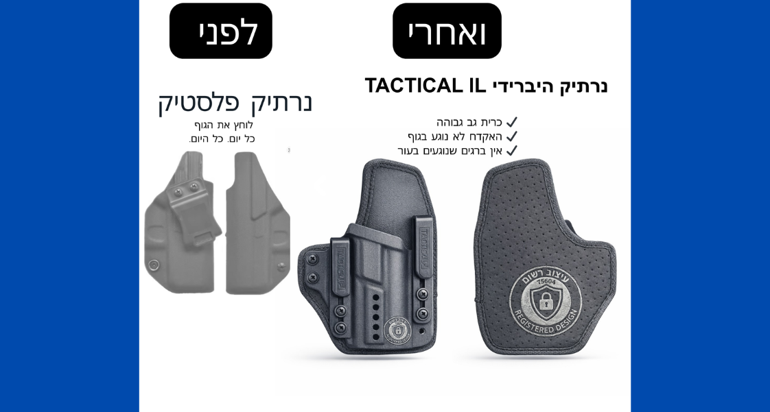 אני רוצה לקנות נרתיק לאקדח. מה חשוב לבדוק ?