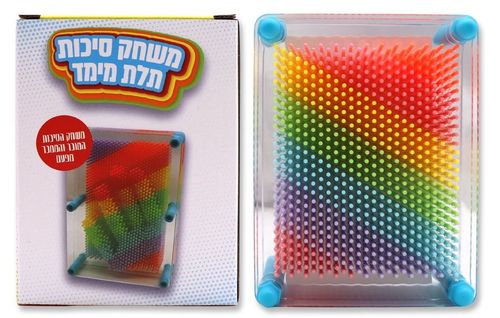 משחק סיכות תלת מימד קטן - צבעוני