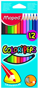 סט 12 עפרונות צבעוניים Color