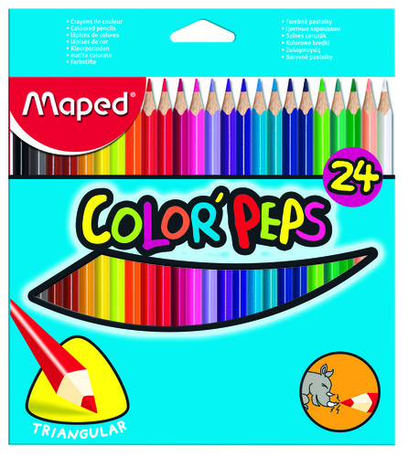 סט 24 עפרונות צבעוניים Color'Peps MAPED