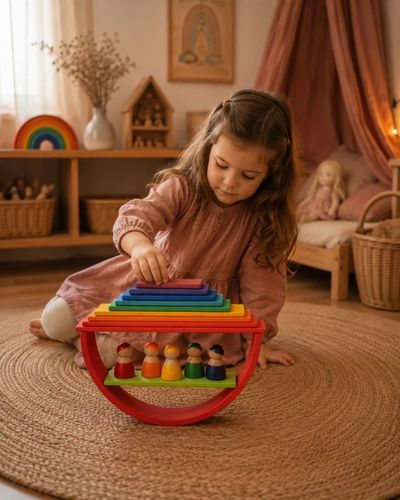 צעצועי וולדורוף מונטסורי בסיסים לקשתות 6002