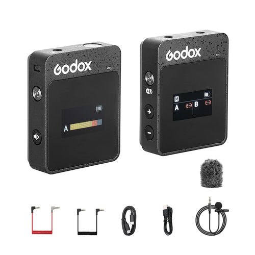 מיקרופון אלחוטי Godox Mic System Movielink II M1