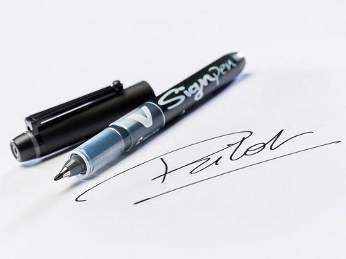 עט פילוט V-SIGN-Pen שחור