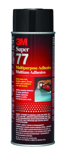 דבק ספריי גדול 3M Super 77 נפח: 391 גרם