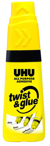 דבק נוזלי F-FLASCHE בקבוק 35גר' UHU