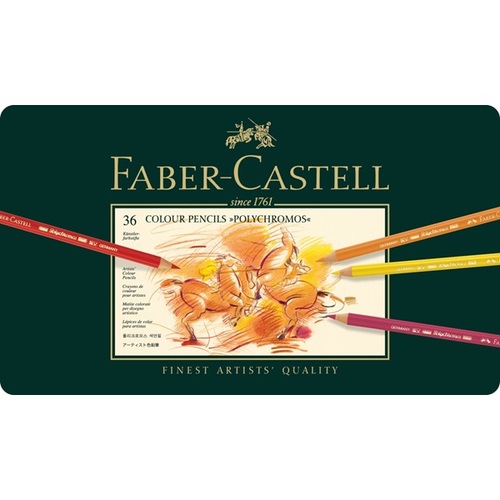 סט 36 עפרונות צבעוניים פוליכרומוס Faber Castell