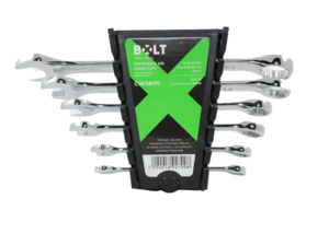 סט 6 מפתחות רינג/פתוח BOLT CWS8191 — מידות 8–19 מ״מ