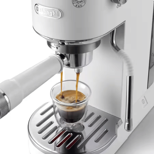 מכונת אספרסו ידנית דלונגי דדיקה דואו לבן DeLonghi Dedica Duo EC890.W