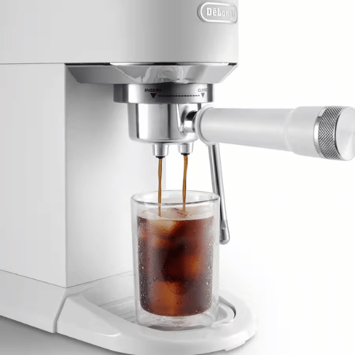 מכונת אספרסו ידנית דלונגי דדיקה דואו לבן DeLonghi Dedica Duo EC890.W