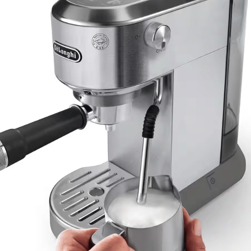 מכונת אספרסו ידנית דלונגי דדיקה דואו כסוף DeLonghi Dedica Duo EC890.M